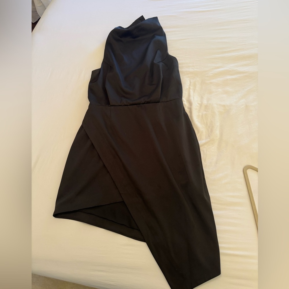Elliott x Revolve Camo dress in black